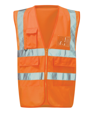 Orbit Milanese Executive Waistcoat Orange