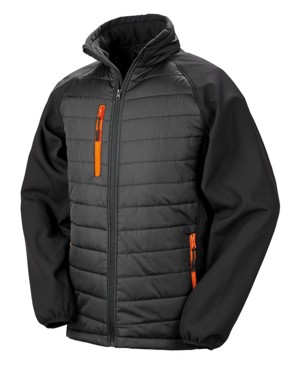 Result Black Compass Padded Softshell