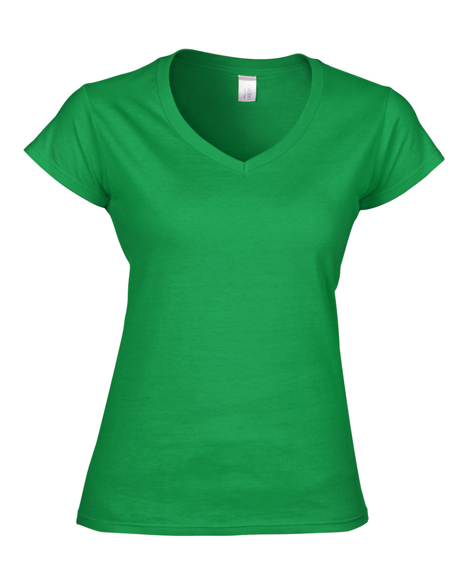 Gildan Softstyle Ladies V Neck T Shirt