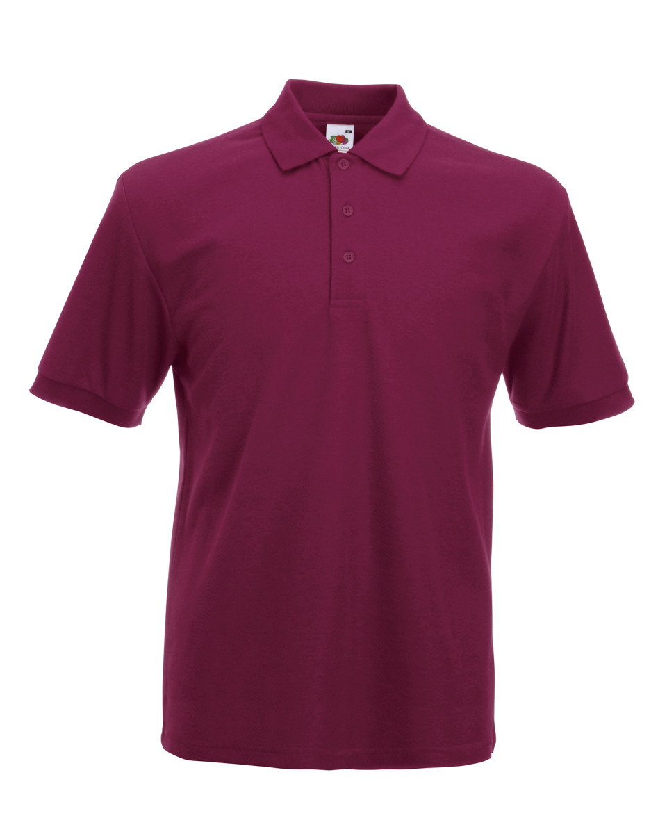 Fruit of the Loom Mens Heavyweight 65/35 Polo Shirt