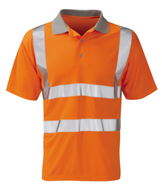 Orbit Hi Vis Polo Shirt Orange