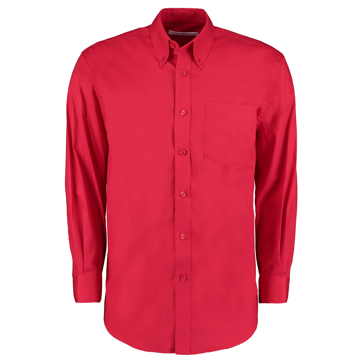 Kustom Kit Long Sleeve Premium Oxford Shirt