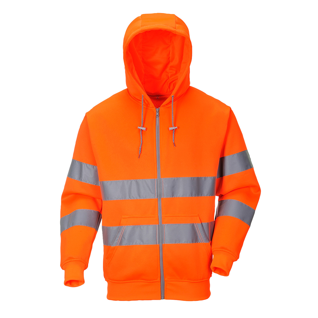 Portwest Hi Vis Zip Front Hoodie