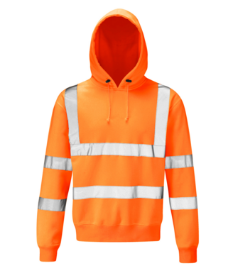 Orbit Hoodie Style Sweatshirt Orange