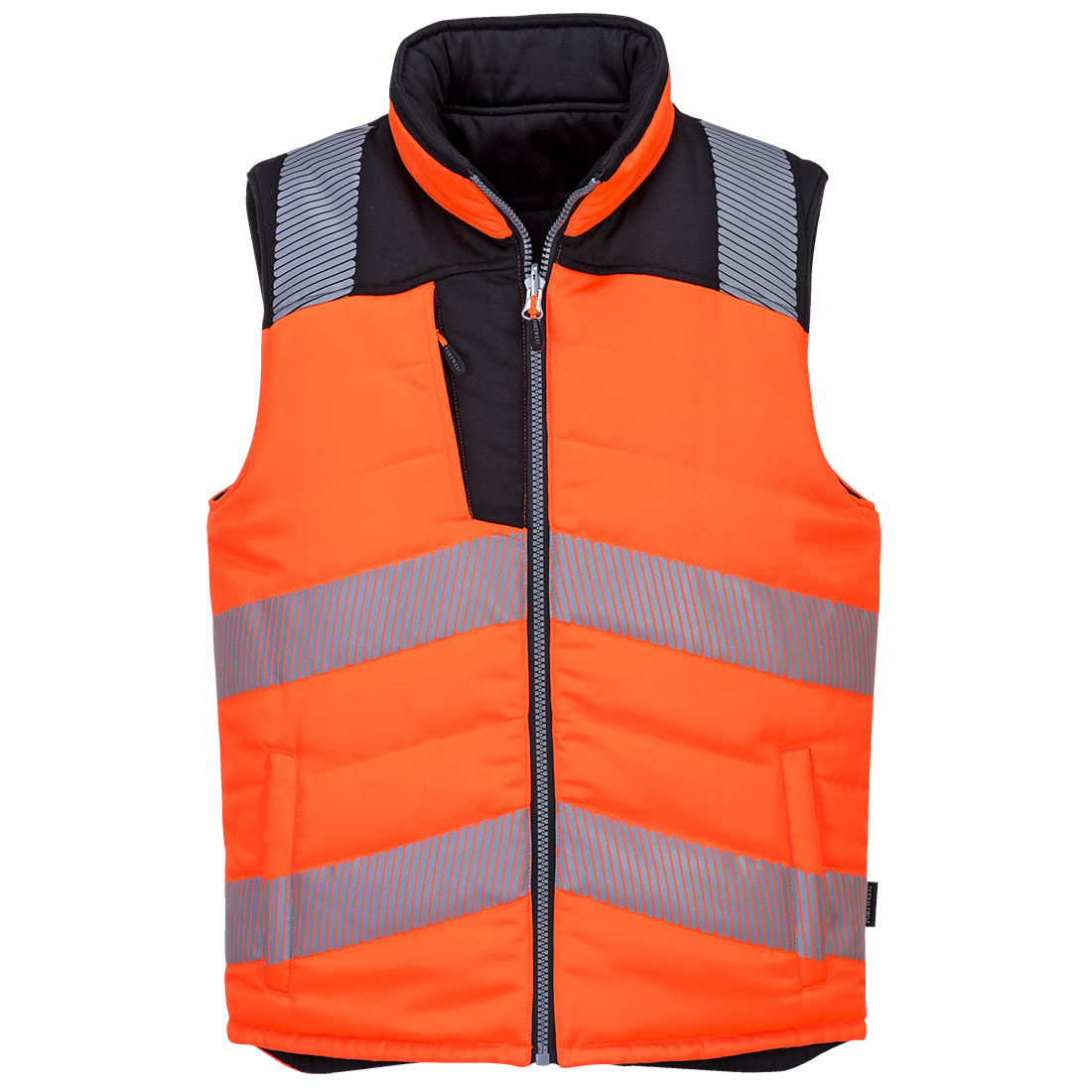 Portwest Hi Vis Reversible Bodywarmer