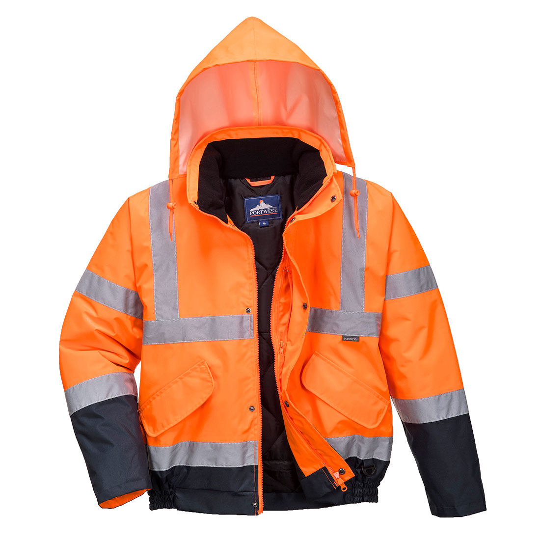 Portwest Hi Vis Two Tone Bomber Jacket