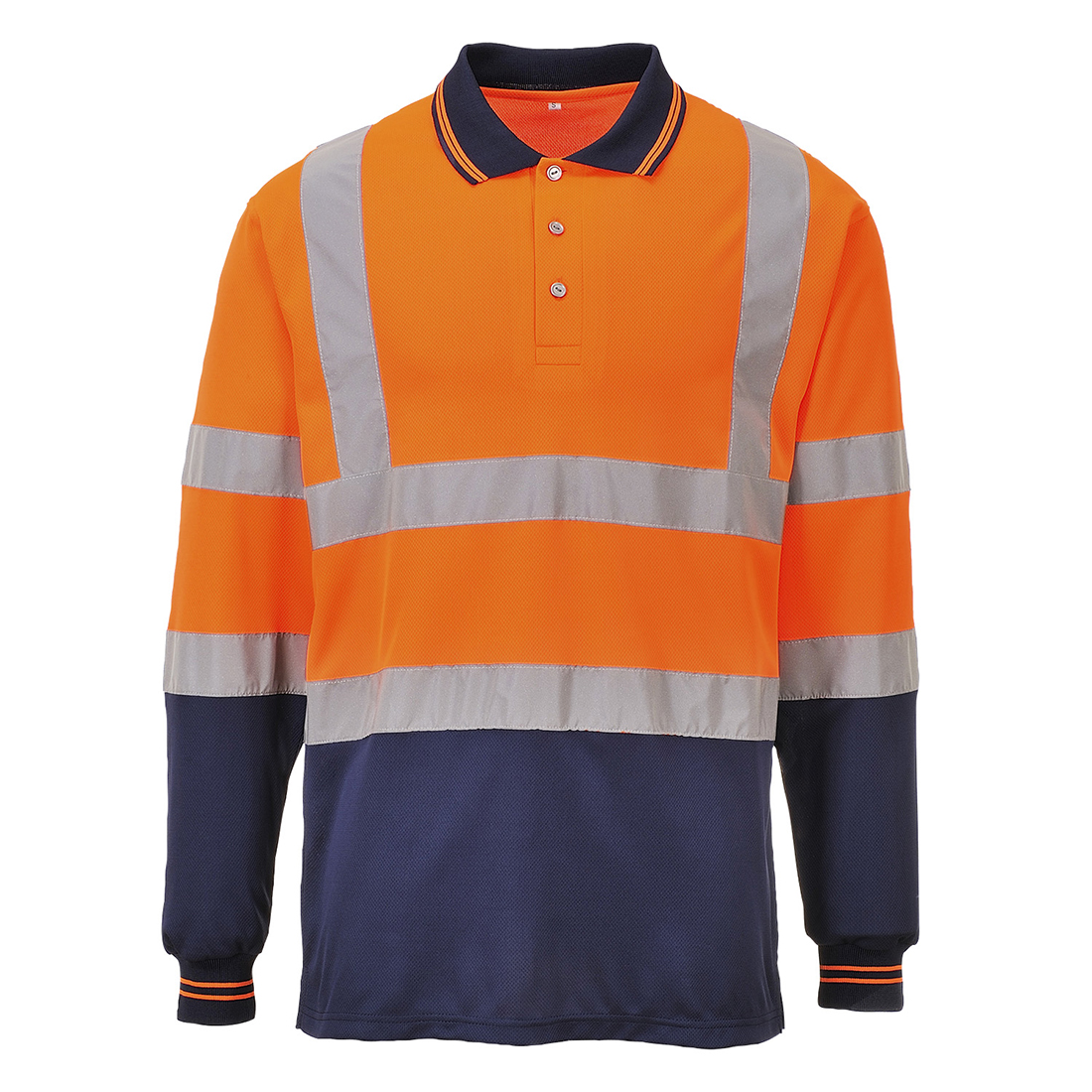 Portwest Two Tone Long Sleeved Polo