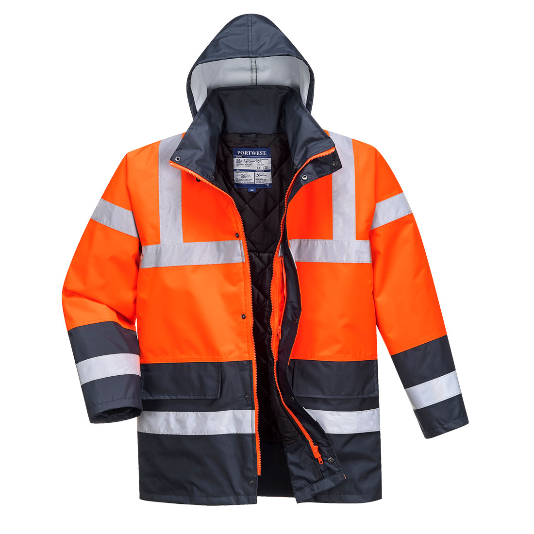 Contrast Traffic Jacket | Workwear, Hi Vis | Embroidery In House