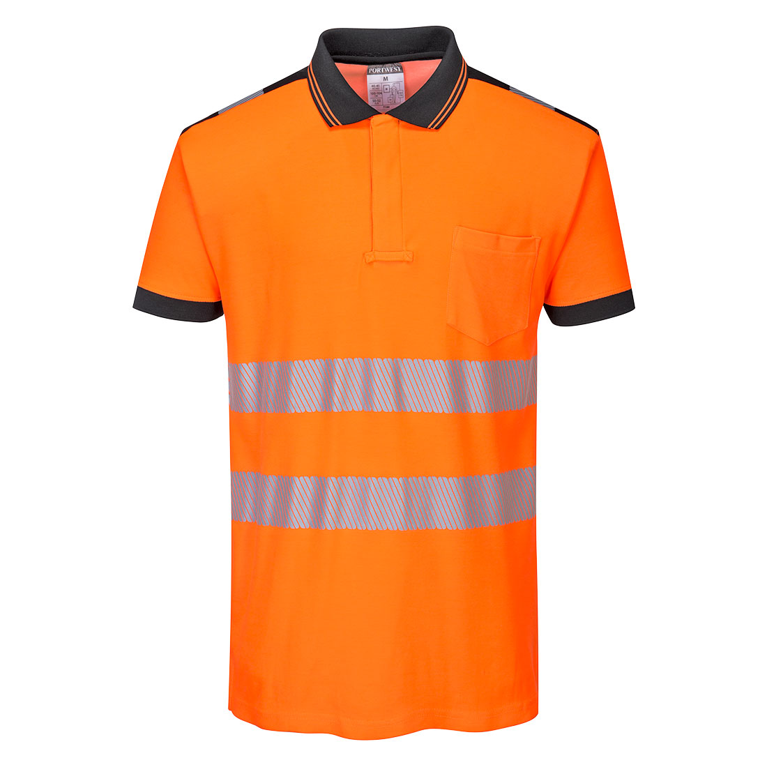 Portwest Hi Vis Polo Shirt Short Sleeved