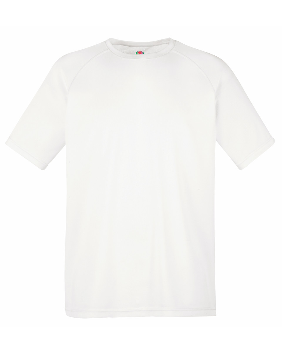White Mens Performance T Shirt