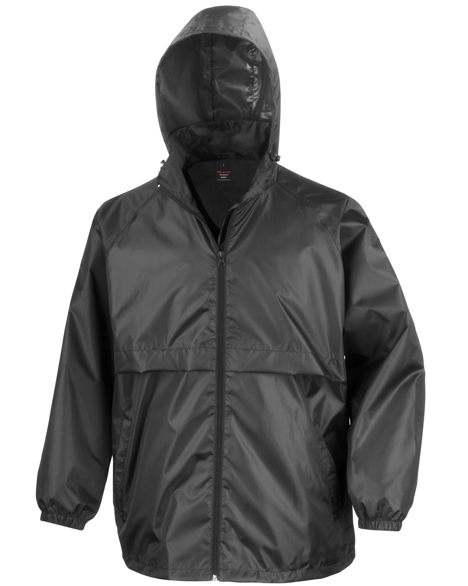 Black Adult Windcheater